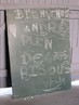 Tableau préparé par les servants d'autel